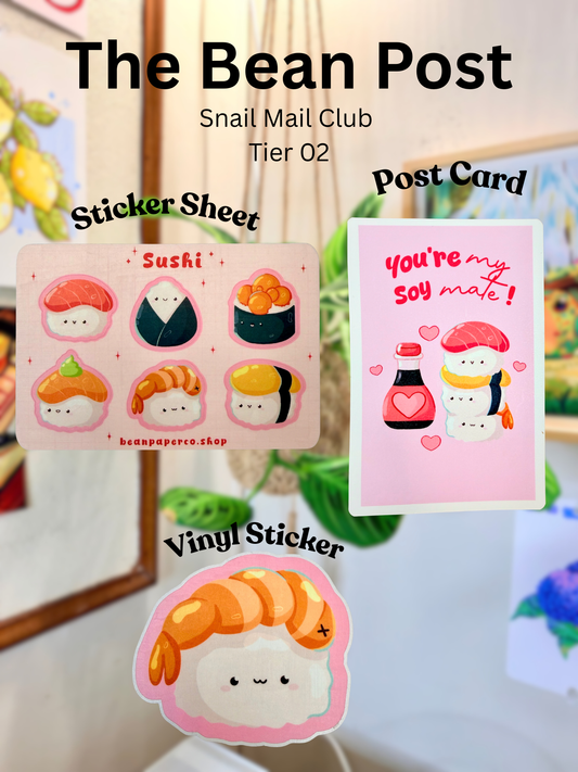 The Bean Post Snail Mail Club | Tier 02 (International)