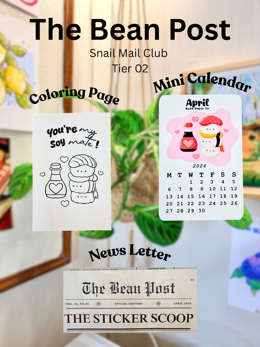 The Bean Post Snail Mail Club | Tier 02 (USA)